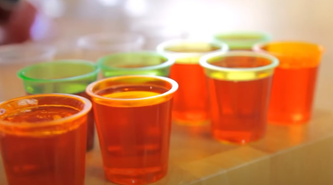 Freezing Jello Shots