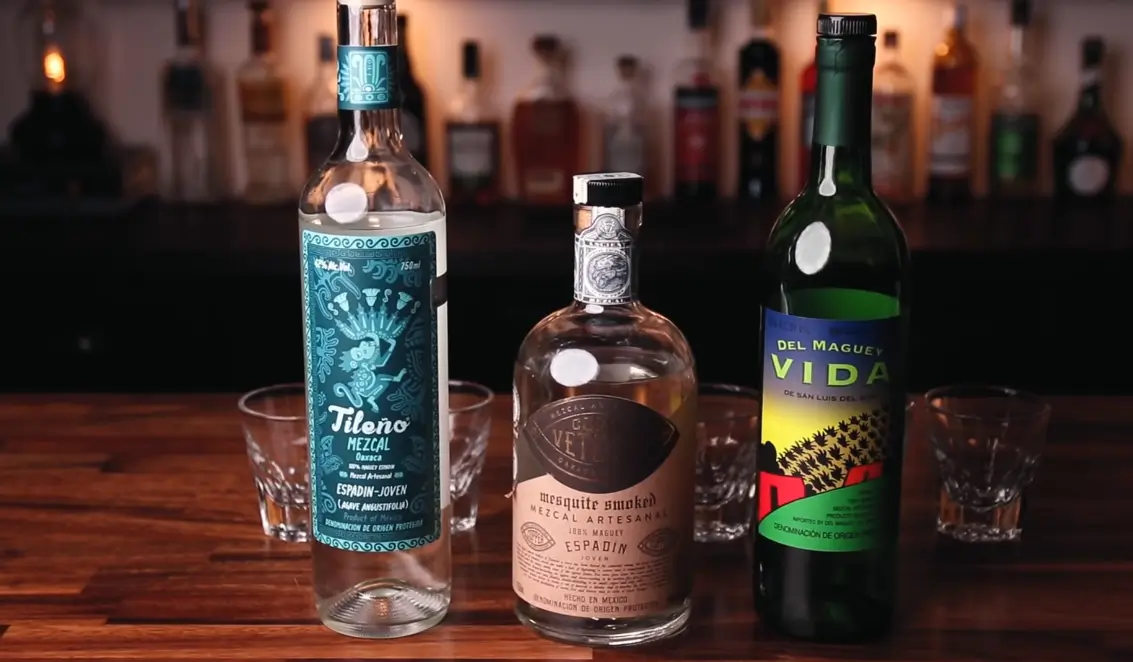 Ancestral, Artesanal, & Mezcal - Bottles of different types of mezcal