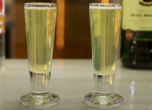 Serve Green Tea Shot