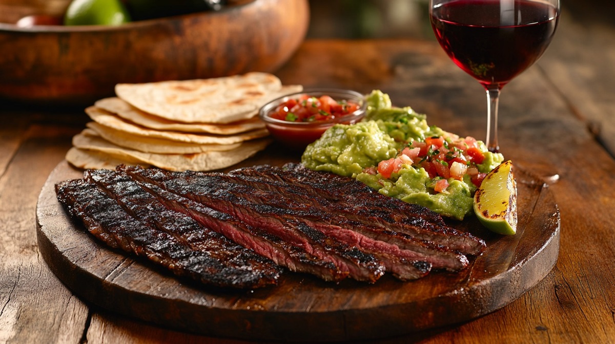 Chianti Classico and Carne Asada