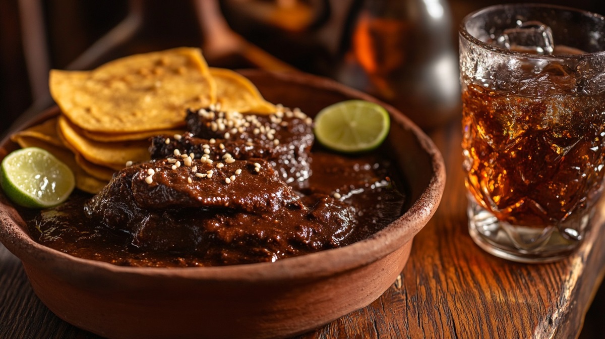 Mezcal and Mole Poblano