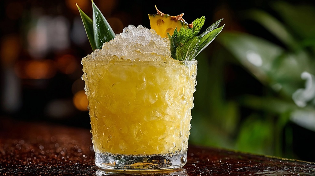 Pineapple-Orgeat Mezcal Cooler