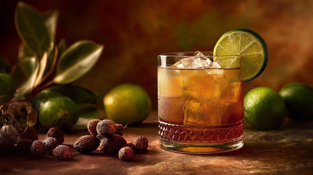 Tamarind-Lime Mezcal Sour