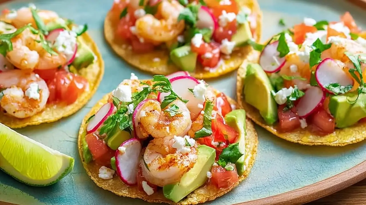 Shrimp Tostadas